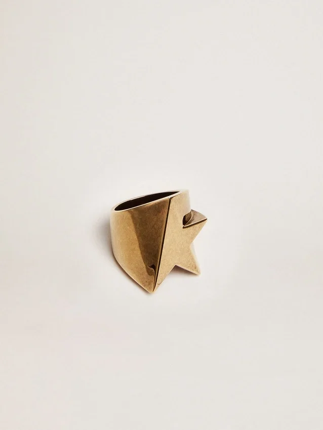 Bague couleur or antique