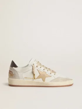 Ball Star LTD pour femme avec étoile beige et languette de talon noire