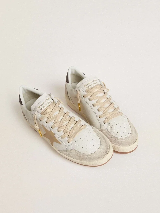 Ball Star LTD pour femme avec étoile beige et languette de talon noire