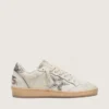 Ball Star LTD pour femme en cuir blanc avec étoile en cuir de poney à imprimé animalier