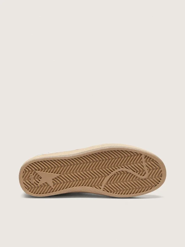 Ball Star LTD pour femme en cuir blanc avec étoile en cuir de poney à imprimé animalier