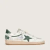 Ball Star LTD pour homme en cuir blanc avec étoile verte et Peaux