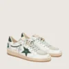 Ball Star LTD pour homme en cuir blanc avec étoile verte et Peaux