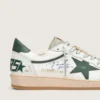Ball Star LTD pour homme en cuir blanc avec étoile verte et Peaux
