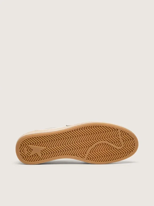 Ball Star LTD pour homme en cuir blanc avec étoile verte et Peaux