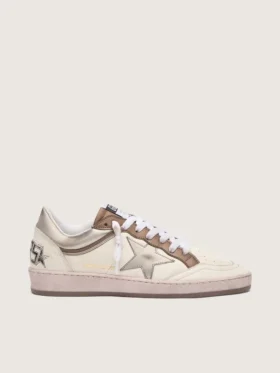 Ball Star LTD pour femme en cuir nappa avec étoile métallisée d'origine biologique et empiècements