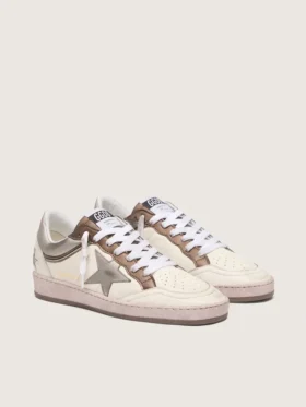 Ball Star LTD pour femme en cuir nappa avec étoile métallisée d’origine biologique et empiècements