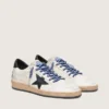 Ball Star LTD pour homme en cuir nappa blanc avec étoile et languette de talon en cuir noir
