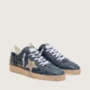 Ball Star LTD pour homme en cuir bleu foncé avec étoile en daim beige