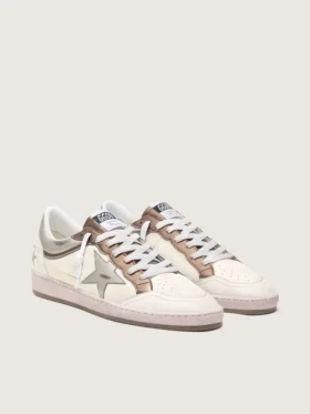 Ball Star LTD pour homme en cuir nappa avec étoile métallisée d’origine biologique et empiècements