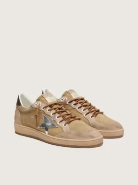 Ball Star LTD pour homme en daim couleur tabac avec étoile argentée