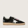 Ball Star LTD pour homme en daim noir avec Peaux
