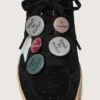 Ball Star LTD pour homme en daim noir avec Peaux