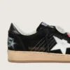 Ball Star LTD pour homme en daim noir avec Peaux