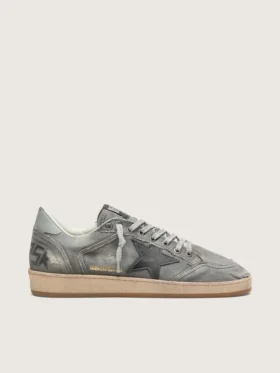 Ball Star LTD pour homme en denim gris avec étoile en cuir noir