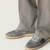 Ball Star LTD pour homme en denim gris avec étoile en cuir noir