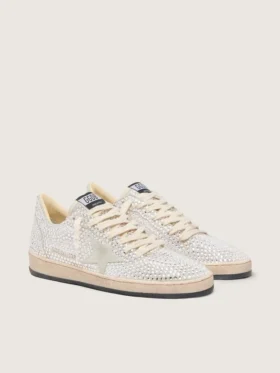 Ball Star pour femme avec cristaux Swarovski et étoile en daim gris