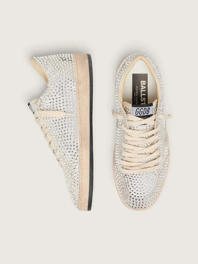 Ball Star pour femme avec cristaux Swarovski et étoile en daim gris