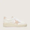 Ball Star pour femme avec étoile en nubuck rose et languette au talon