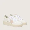 Ball Star pour femme avec étoile en nubuck rose et languette au talon