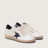 Ball Star pour femme en cuir nappa avec étoile noire et languette de talon noire