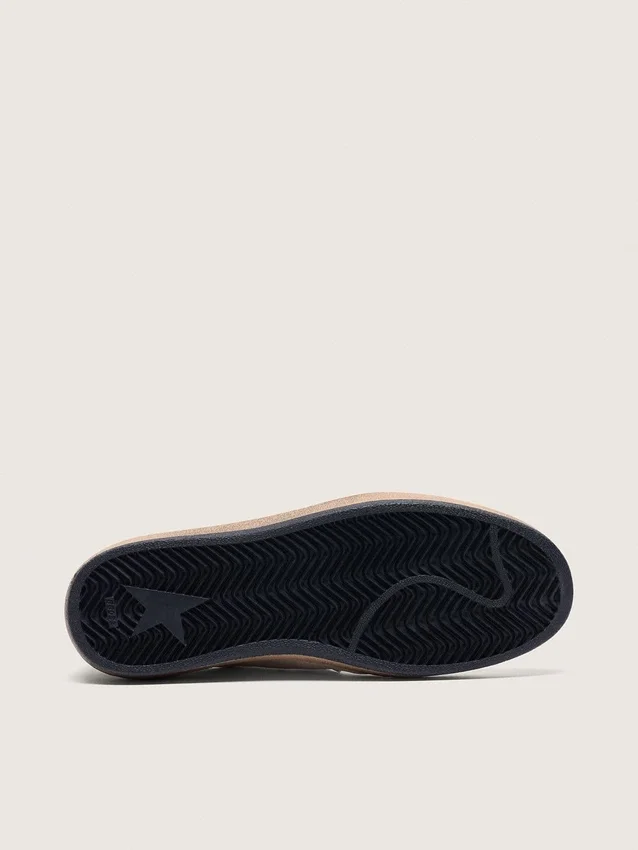 Ball Star pour femme en cuir nappa avec étoile noire et languette de talon noire