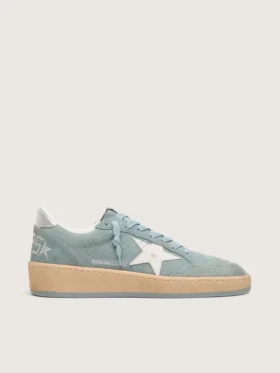 Ball Star pour femme en daim bleu clair avec étoile blanche