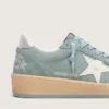 Ball Star pour femme en daim bleu clair avec étoile blanche