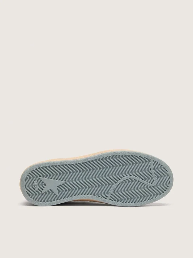 Ball Star pour femme en daim bleu clair avec étoile blanche