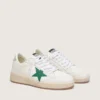 Ball Star pour homme avec étoile en cuir vert et languette de talon en cuir métallisé