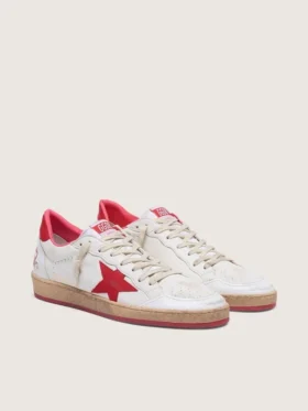 Ball Star pour homme en cuir blanc