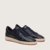 Ball Star pour homme en cuir bleu marine avec étoile en cuir ton sur ton