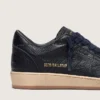 Ball Star pour homme en cuir bleu marine avec étoile en cuir ton sur ton