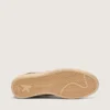 Ball Star pour homme en cuir marron avec étoile en daim beige et perles