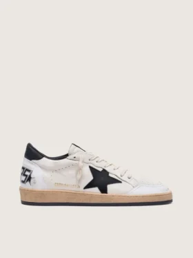 Ball Star pour homme en nappa blanc avec étoile noire