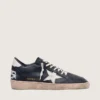 Ball Star pour homme en nappa noir avec étoile et languette de talon en cuir blanc