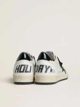 Ball Star Wishes pour femme en cuir nappa avec étoile Naplak noire et languette au talon