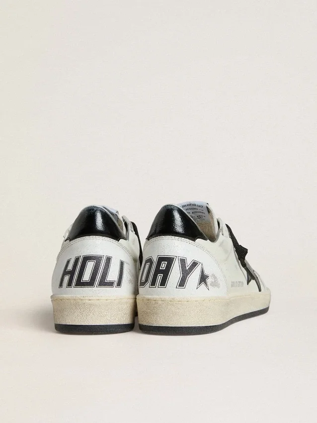 Ball Star Wishes pour femme en cuir nappa avec étoile Naplak noire et languette au talon
