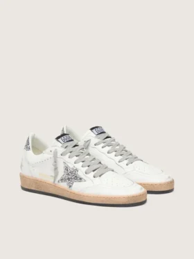 Ball Star Wishes pour femme en cuir nappa avec étoile pailletée et languette au talon