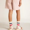 Ball Star Young en cuir nappa avec étoile en nappa et languette de talon en daim rose