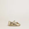 Ballerines Sofi pour bébé en cuir doré