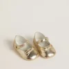 Ballerines Sofi pour bébé en cuir doré