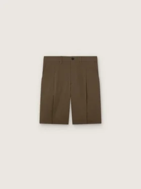 Bermuda en gabardine de laine pour homme