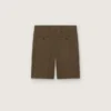 Bermuda en gabardine de laine pour homme