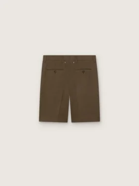 Bermuda en gabardine de laine pour homme