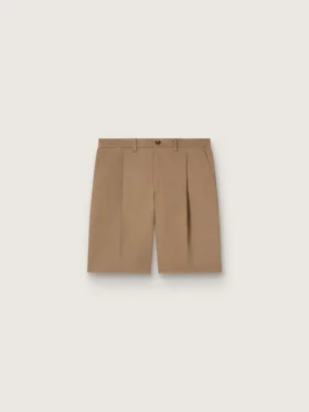 Bermuda pour homme en coton beige