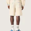 Bermuda pour homme en denim couleur sable clair
