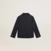 Blazer bleu foncé à double boutonnage pour garçons
