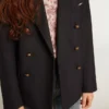 Blazer bleu foncé à double boutonnage pour garçons