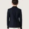 Blazer bleu foncé à double boutonnage pour garçons